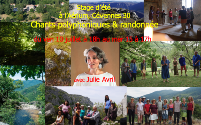 Stage résidentiel d’été 10-15 juill