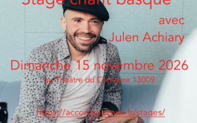 Stage chant basque avec Julen Achiary